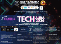 Tech Aura 2026 National Level Tech Expo Poster